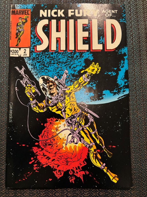Nick Fury, Agent of SHIELD #2 (1984), raw, ungraded comic book — front cover