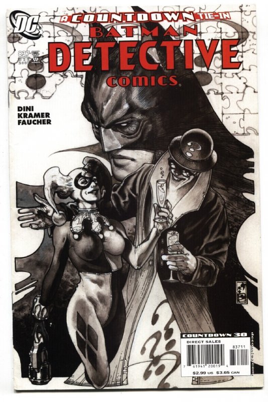 Detective Comics #837 (DC Comics, 2007), raw comic book in VF/NM condition — front cover