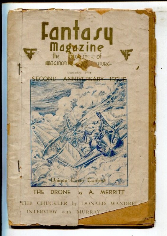 Fantasy Magazine #25 (1934), raw, ungraded comic book — front cover