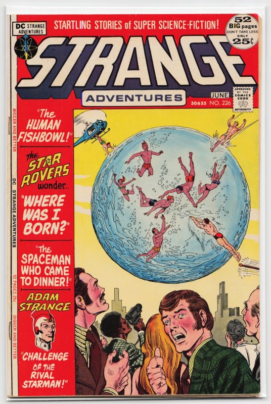 Strange Adventures #236 (DC Comics, 1972), raw, ungraded comic book — front cover