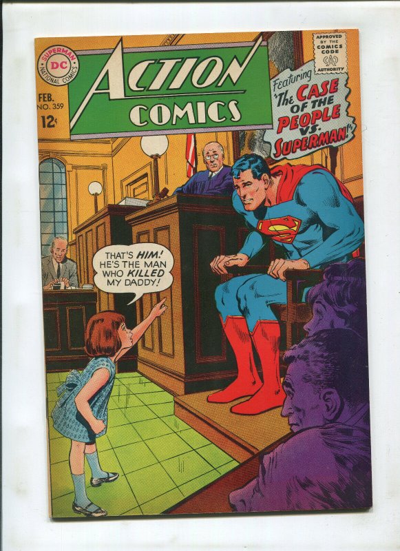 Action Comic #359, raw comic book in 9.2 condition — front cover