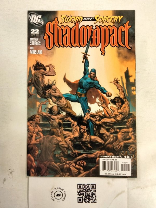 Shadowpact #22 (DC Comics), raw comic book in NM condition — front cover