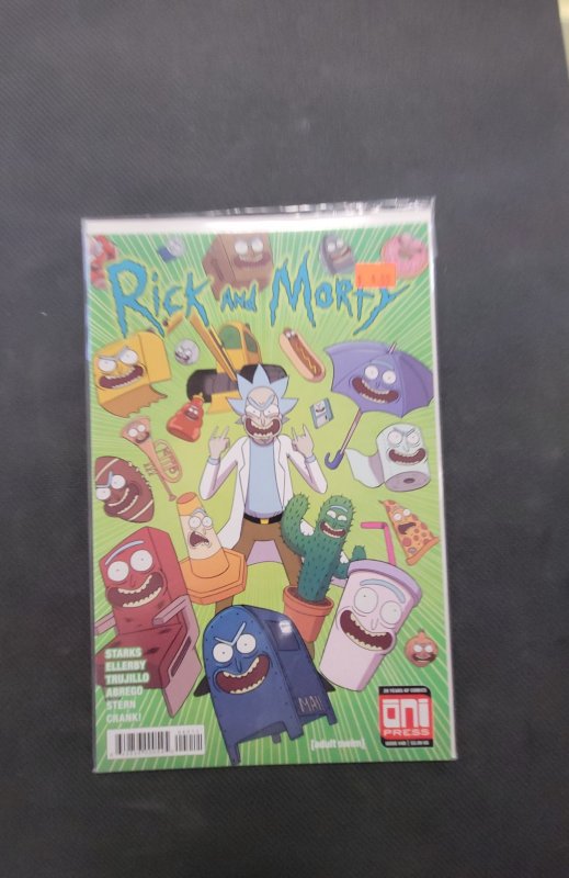 Rick and Morty #40 (2018), raw, ungraded comic book — front cover