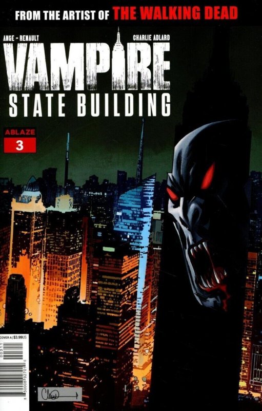 Vampire State Building #3 (2019), raw comic book in VF/NM condition — front cover