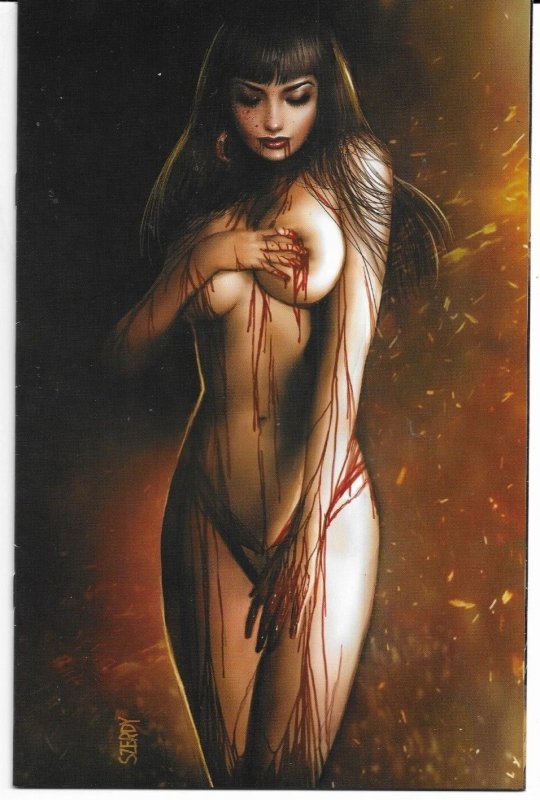 Vampirella Versus Purgatori #1 (Dynamite Entertainment, 2020), raw comic book in NM condition — front cover
