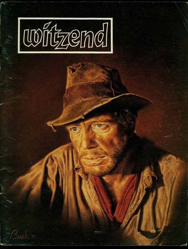 Witzend Fanzine #12 (1982), raw comic book in VG condition — front cover