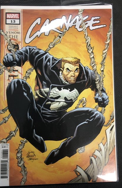 Carnage #13 (Marvel Comics, 2023), raw, ungraded comic book — front cover