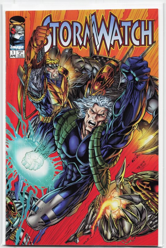 Stormwatch #21 (1995), raw, ungraded comic book — front cover