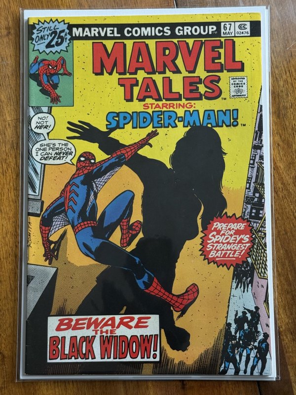 Marvel Tales #67 (Marvel Comics, 1976), raw comic book in FN+ 6.5 condition — front cover