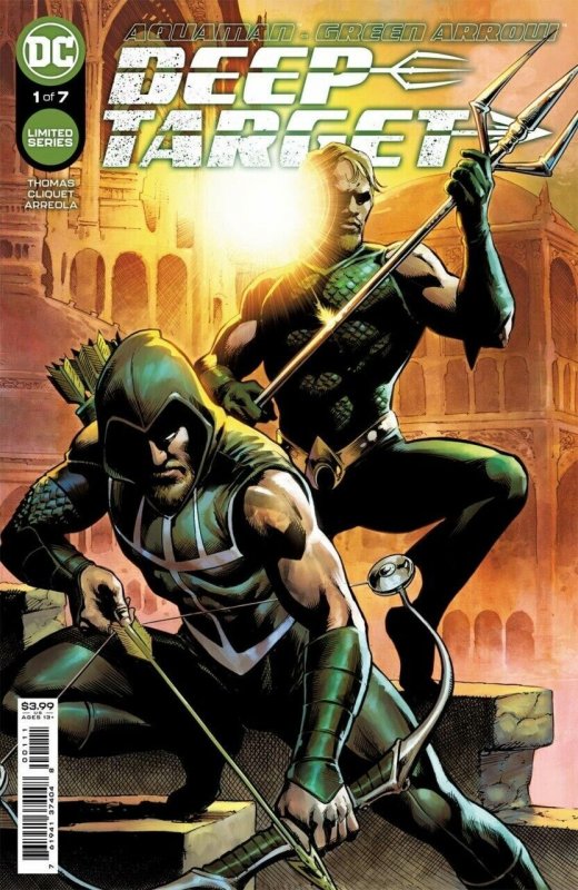 Aquaman/Green Arrow - Deep Target #1 (2021), raw comic book in VF/NM condition — front cover