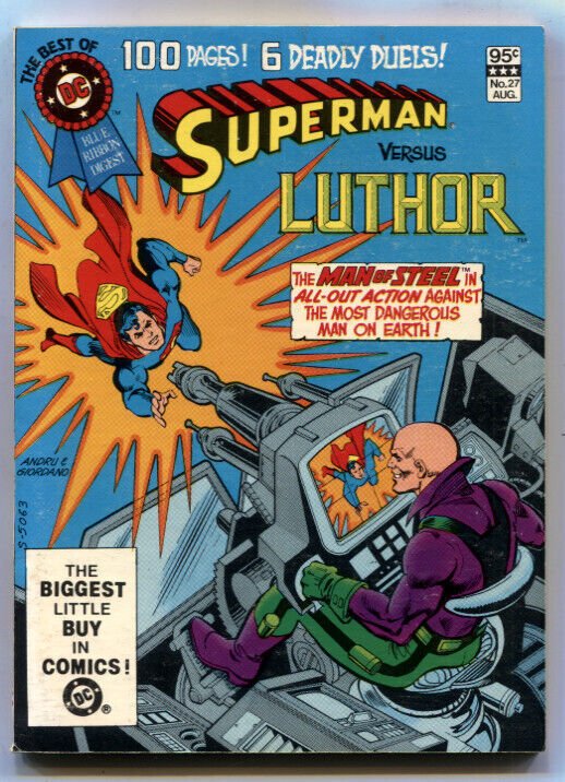The Best of DC Digest #27 (1982), raw, ungraded comic book — front cover