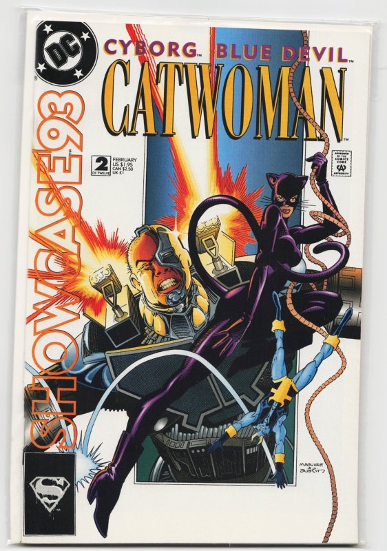 Showcase '93 #2 (DC Comics, 1993), raw, ungraded comic book — front cover