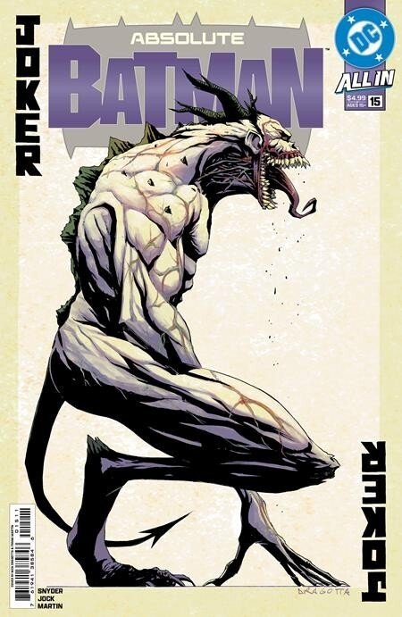 Absolute Batman #15 (DC Comics, 2025), raw, ungraded comic book — front cover