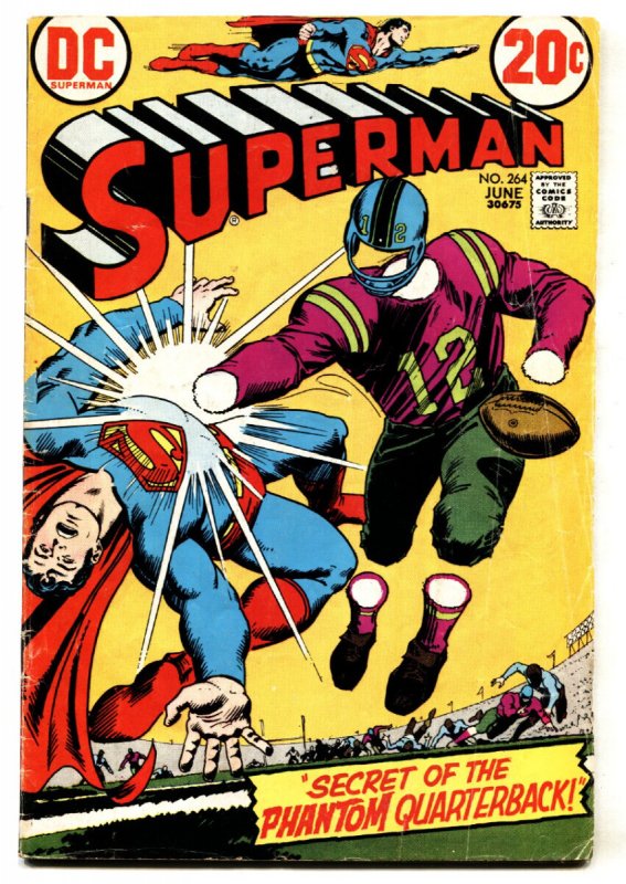 Superman #264 (DC Comics, 1973), raw comic book in VG condition — front cover