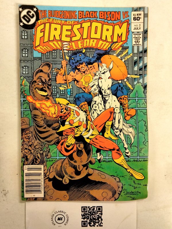 Firestorm the Nuclear Man #2 (DC Comics), raw comic book in NM condition — front cover