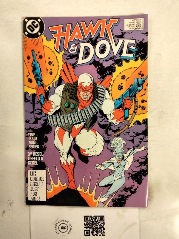 Hawk & Dove #4 (DC Comics), raw, ungraded comic book — front cover