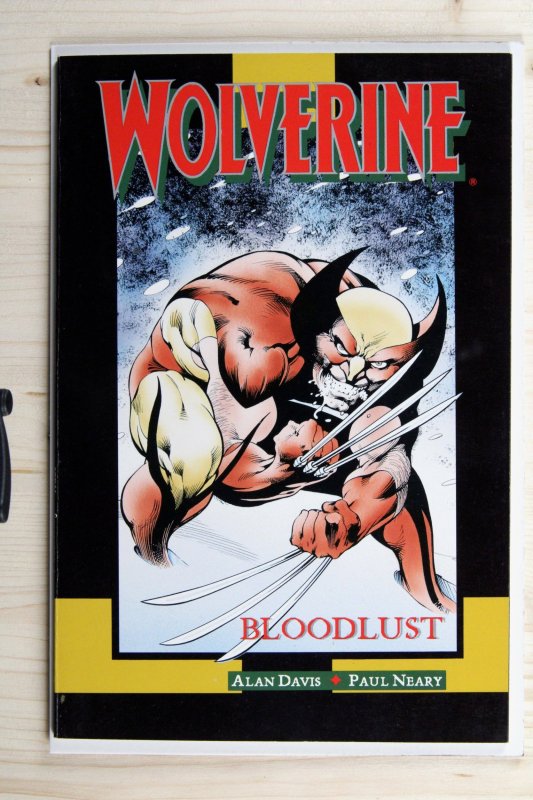 Wolverine: Bloodlust #1 (Marvel Comics, 1990), raw comic book in NM- 9.2 condition — front cover