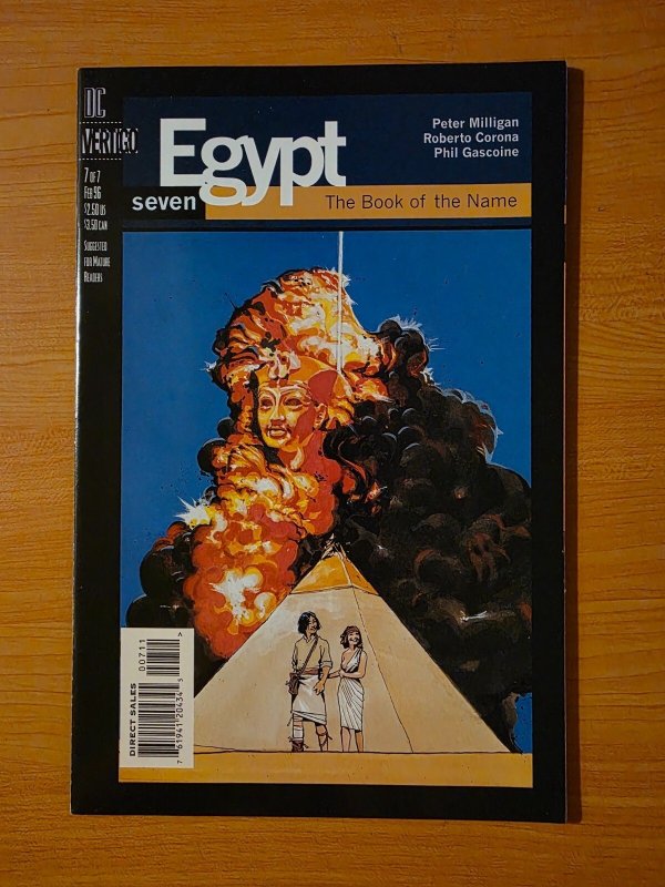Egypt #7 (DC Comics, 1996), raw comic book in NM condition — front cover