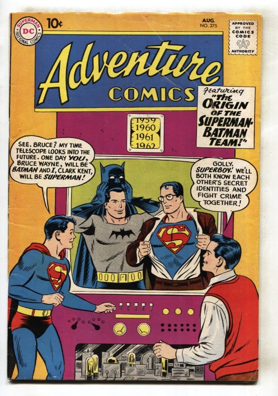 Adventure Comics #275 (DC Comics), raw, ungraded comic book — front cover