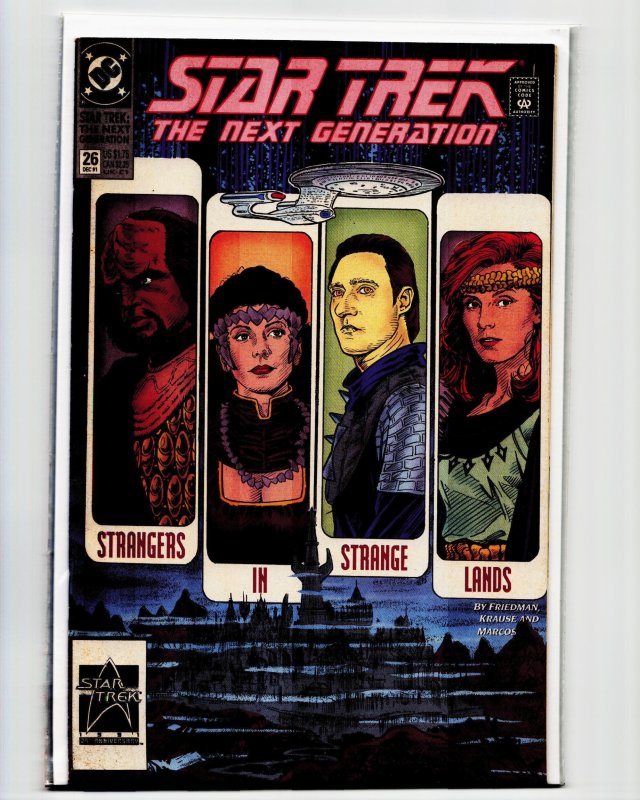 Star Trek: The Next Generation #26 (1991), raw, ungraded comic book — front cover