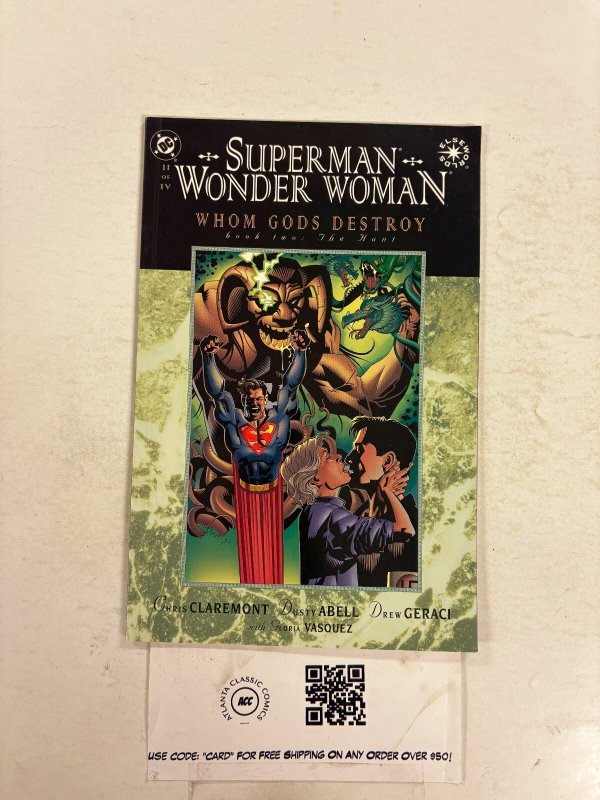 Superman Wonder Woman Whom the Gods Destroy #2 (DC Comics), raw comic book in NM condition — front cover