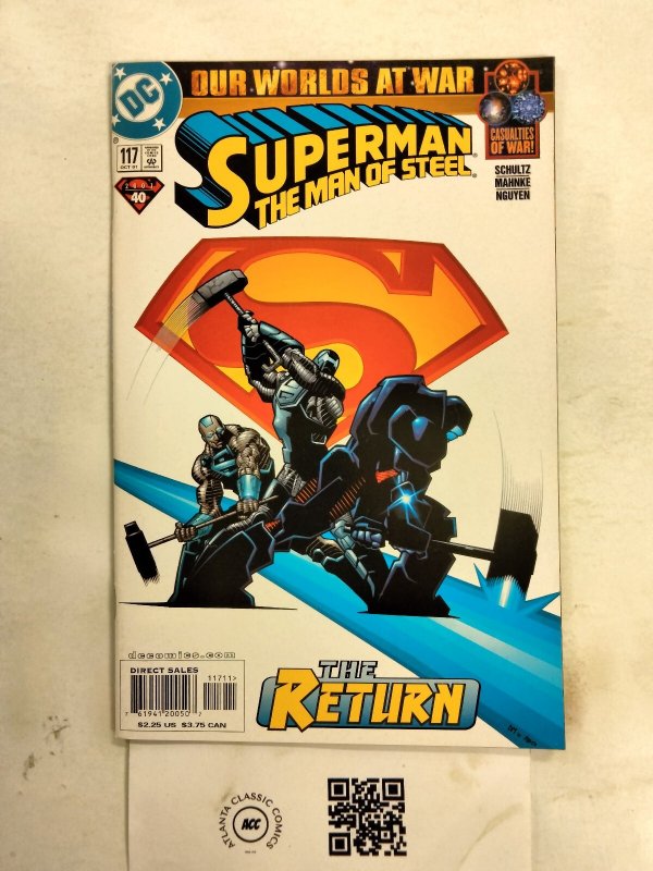 Superman the Man of Steel #117 (DC Comics), raw comic book in NM condition — front cover