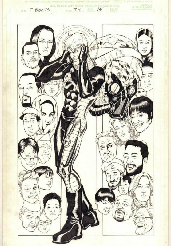 Thunderbolts #74 (Marvel Comics, 2002), raw, ungraded comic book — front cover