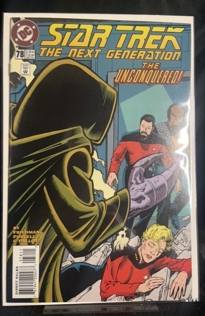 Star Trek: The Next Generation #78 (DC Comics, 1995), raw, ungraded comic book — front cover