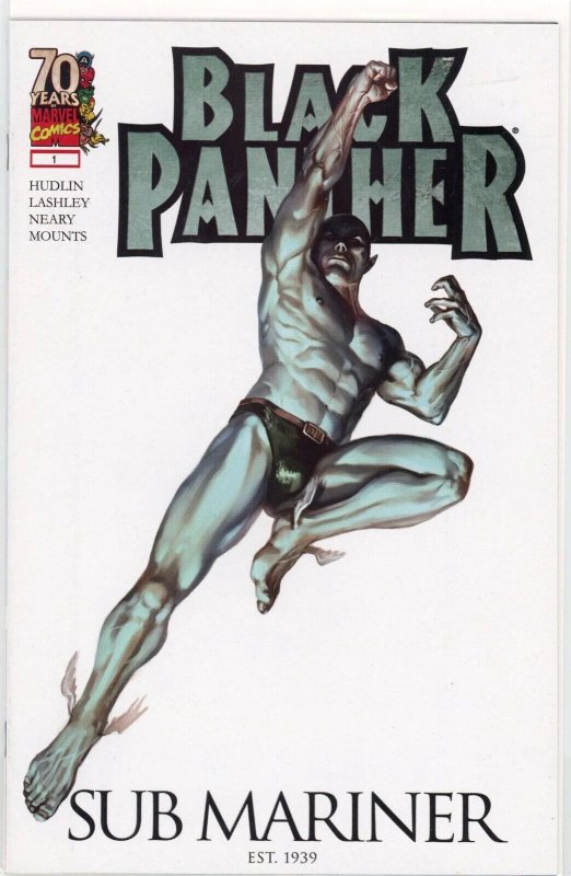 Black Panther #1 (Marvel Comics, 2009), raw comic book in NM 9.4 condition — front cover