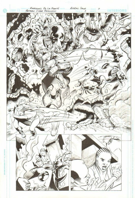 Batman: Cyber Revolution #3 (2011), raw, ungraded comic book — front cover