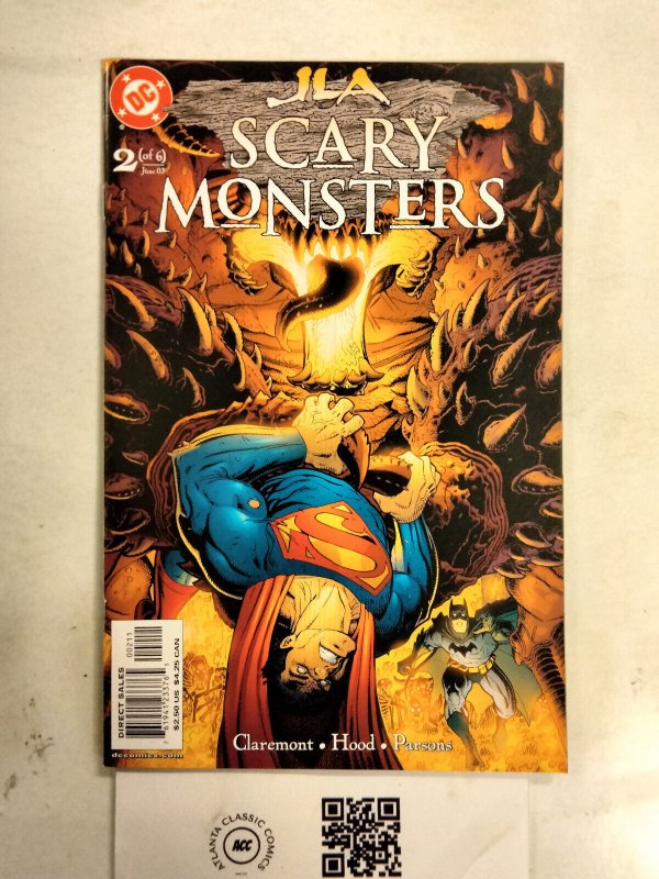 JLA Scary Monsters #2 (DC Comics, 2003), raw comic book in NM condition — front cover
