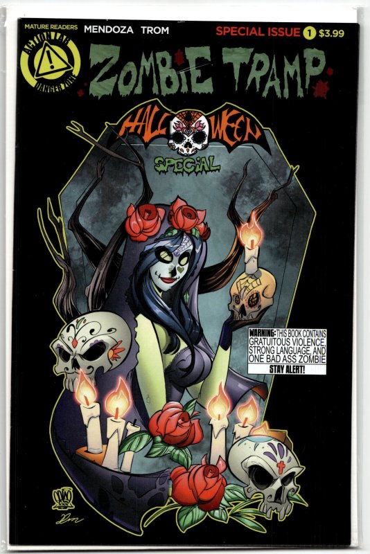 Zombie Tramp: Halloween Special (2015) Zombie Tramp (Action Lab Entertainment, 2015), raw, ungraded comic book — front cover