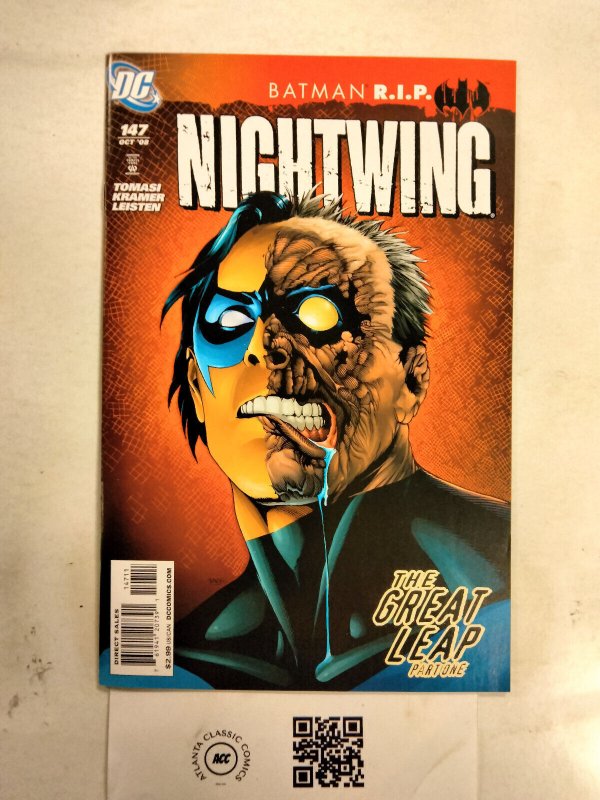Nightwing #147 (DC Comics, 2008), raw comic book in NM condition — front cover