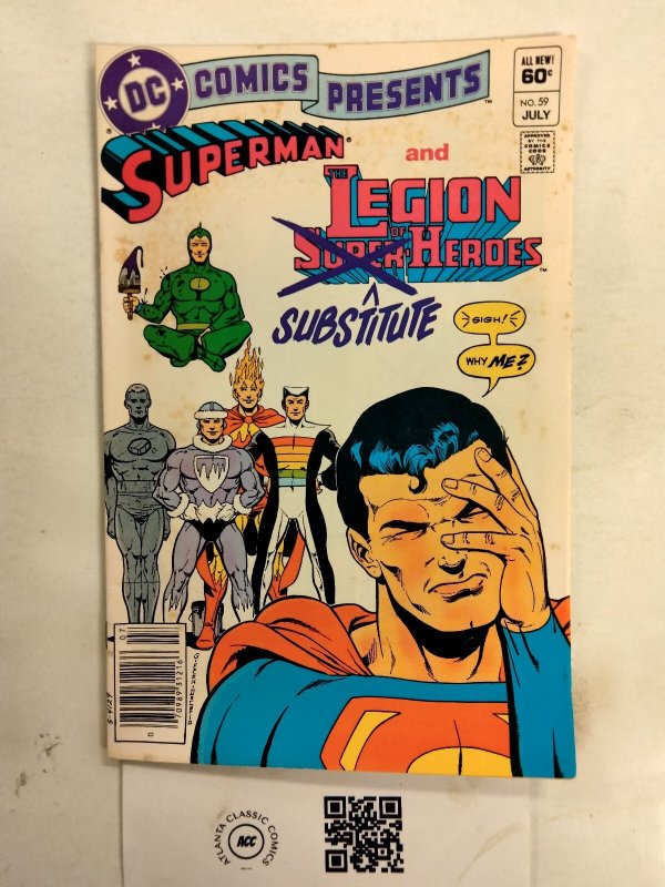 DC Comic Presents #59 (DC Comics), raw comic book in FN condition — front cover