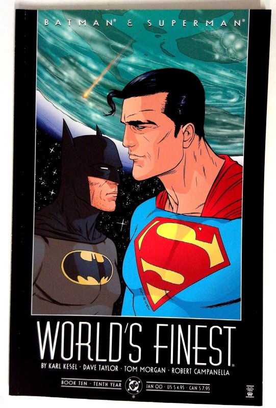 Batman and Superman World's Finest #10 (DC Comics, 2000), raw comic book in NM- condition — front cover