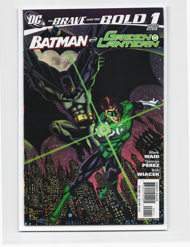 The Brave and the Bold #1 (DC Comics, 2007), raw, ungraded comic book — front cover