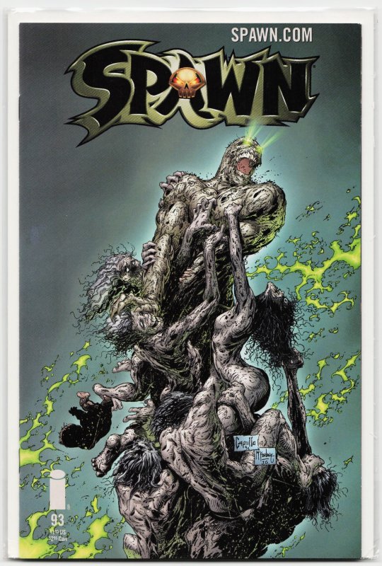 Spawn #93 (Image Comics, 2000), raw, ungraded comic book — front cover