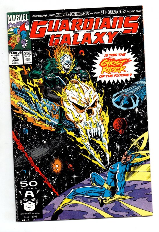 Guardians of the Galaxy #13 & 14 - 1st Cosmic Rider - 1991 - NM (Marvel Comics, 1991), raw comic book in NM condition — front cover