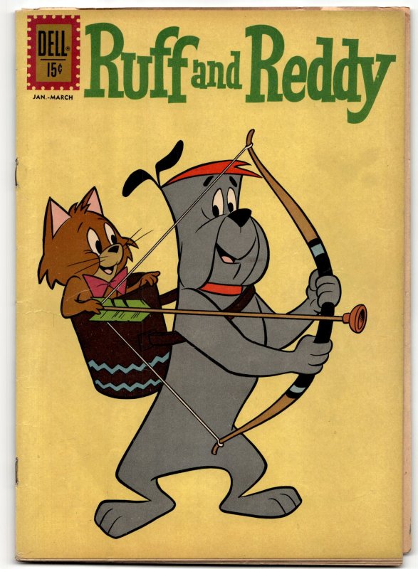 Ruff and Reddy #12 (1962), raw, ungraded comic book — front cover