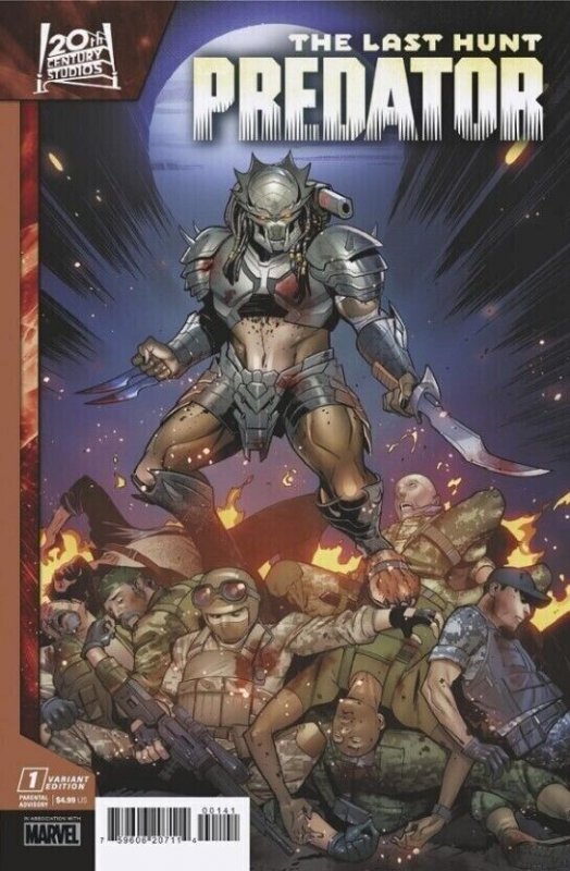 Predator: The Last Hunt #1 (2024), raw comic book in NM condition — front cover