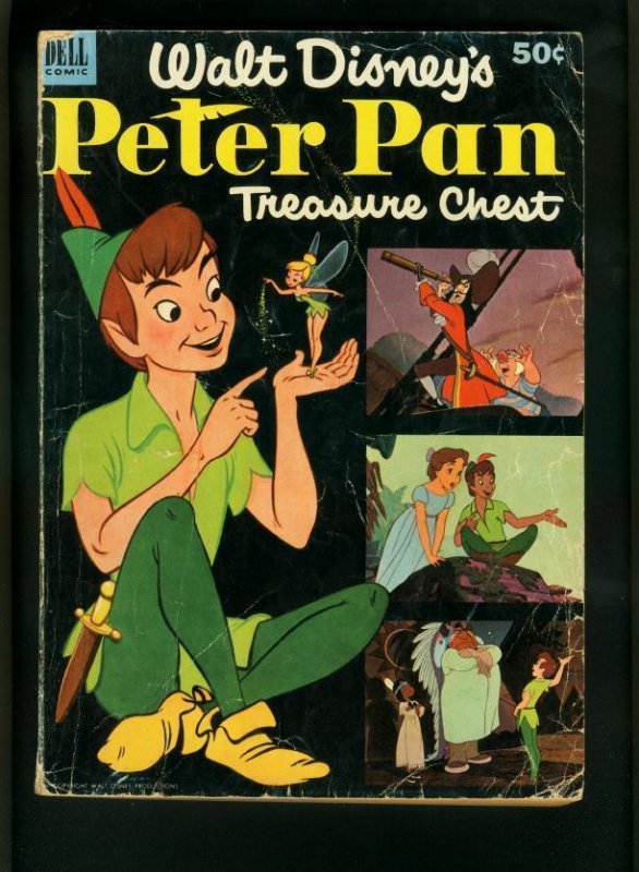 Peter Pan Treasure Chest--#--1953--COMIC BOOK--Dell--VG (Dell Comics), raw comic book in VG condition — front cover