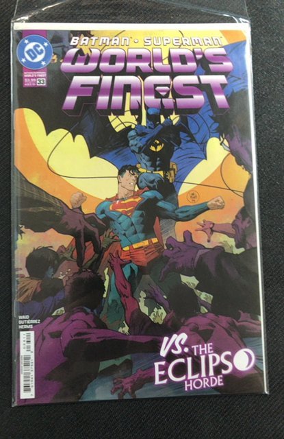 Batman/Superman: World's Finest #33 (2025), raw, ungraded comic book — front cover
