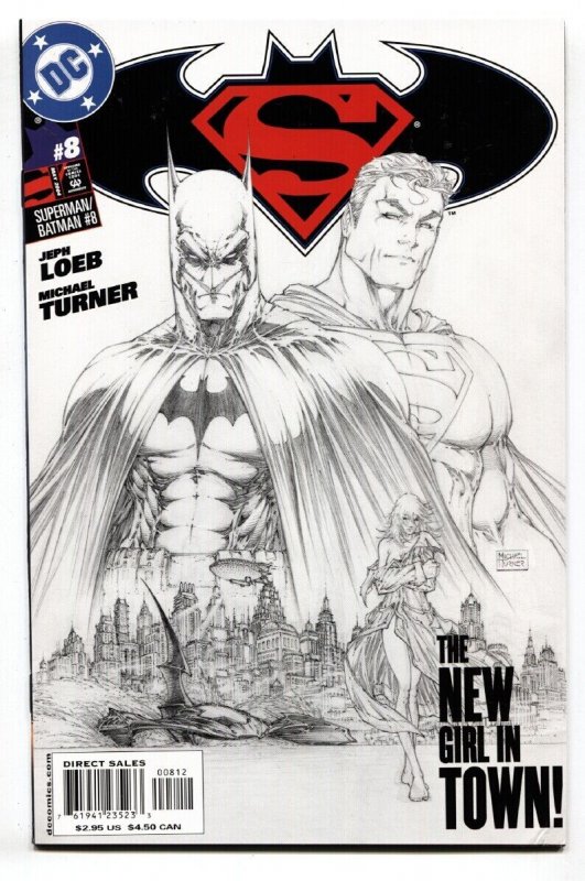Superman/batman #8 (DC Comics, 2004), raw, ungraded comic book — front cover