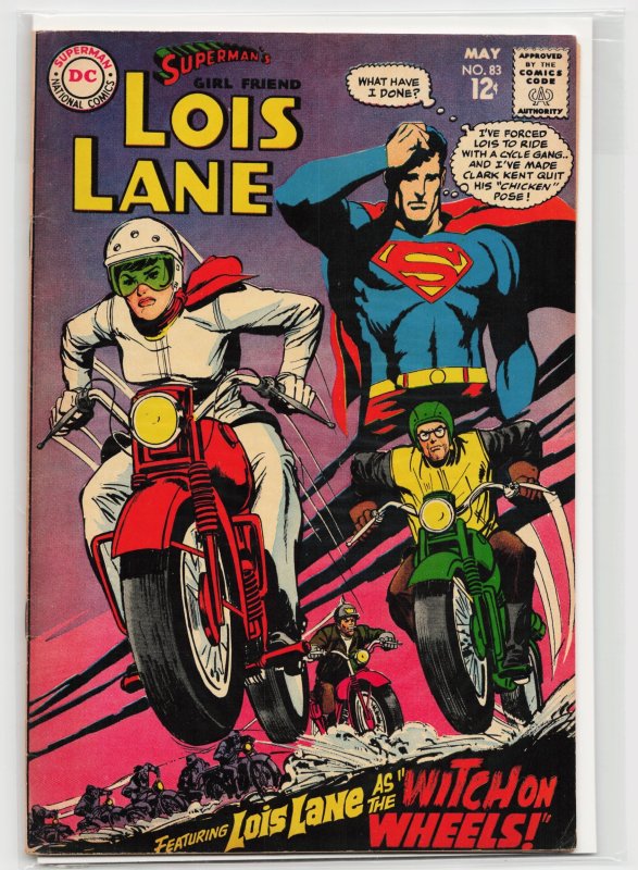 Superman's Girl Friend, Lois Lane #83 (DC Comics, 1968), raw, ungraded comic book — front cover