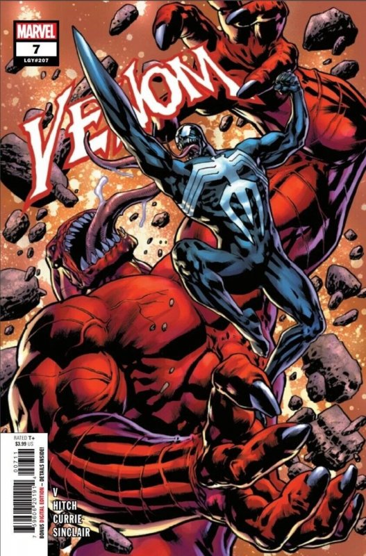 Venom #7 (Marvel Comics, 2021), raw comic book in NM condition — front cover
