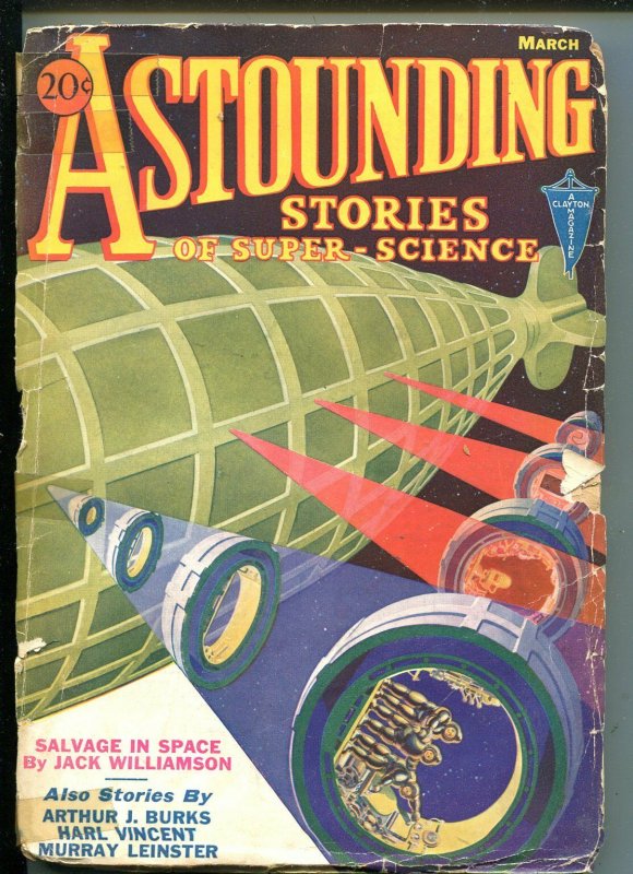 Astounding Stories 04/1934-Clayton-Last Issue-Very RARE-ZEPPELIN-good (Clayton Magazines, 1934), raw, ungraded comic book — front cover