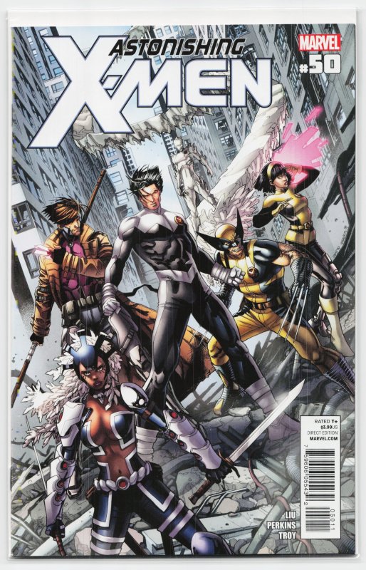 Astonishing X-Men #50 (Marvel Comics, 2012), raw, ungraded comic book — front cover