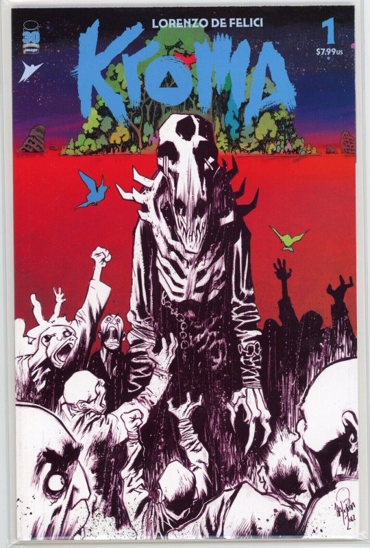 Kroma #1 (2022), raw comic book in NM 9.4 condition — front cover