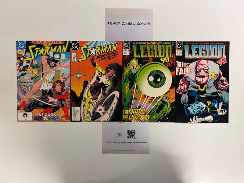 4 DC Comics Legion '90 #20, raw, ungraded comic book — front cover