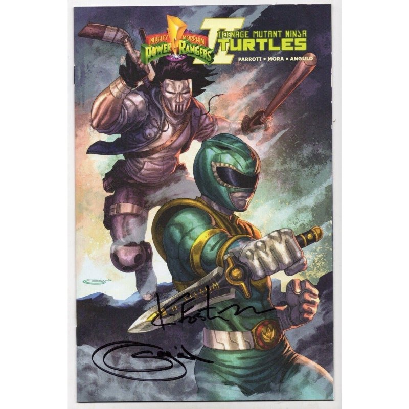 Mighty Morphin Power Rangers/TMNT II #5 (IDW Publishing, 2024), raw comic book in NM+ 9.6 condition — front cover